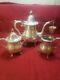 Wallace Silver Plate Baroque Coffee & Tea Service Set