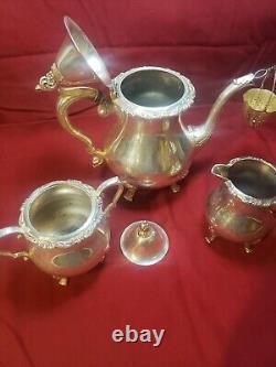 Wallace Silver plate Baroque Coffee & Tea Service set