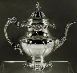 Wallace Sterling Tea Set c1950 GRANDE BAROQUE