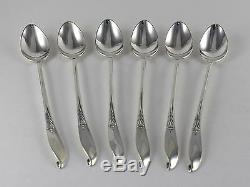 Wallace Wishing Star Sterling Silver Iced Tea Spoons Set of 6 No Monograms