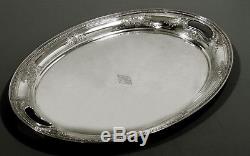 Watson Co. Sterling Tea Set Tray c1920 NAVARRE HAND DECORATED