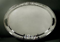 Whiting Stering Tea Set Tray c1920 Chinese Manner No Mono