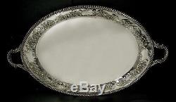 Whiting Sterling Tea Set Tray c1910 HAND CHASED 149 OUNCES