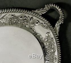 Whiting Sterling Tea Set Tray c1910 HAND CHASED 149 OUNCES