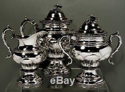 William Gale & Son Silver Tea Set 1851 NEW YORK WEIGHS 97 OUNCES