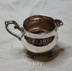 Wm Rodgers & Sons- Six (6) Piece Silver Plate Tea and Coffee Service with Tray