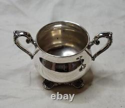 Wm Rodgers & Sons- Six (6) Piece Silver Plate Tea and Coffee Service with Tray