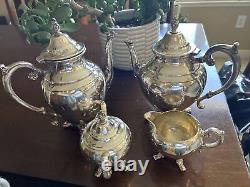 Wmrogers Silver Tea Set Vintage
