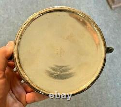 1920 Meriden International Arts & Artisanat Hammered Silver Plate Tea Set 2402