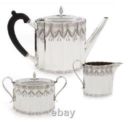 3-piece Sterling Silver Tea Or Coffee Service Set Paul Revere By Gorham