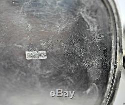 433 Grs Ancien Chine Chinoise Export Solide Argent Tea Set Pot Bowl Creamer 1880