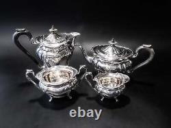 Anglais Antique Silverplate Tea Set Coffee Service William Suckling