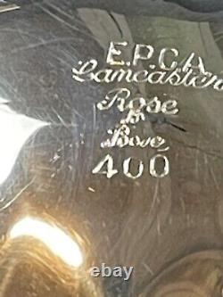 Antique Epca Lancaster Rose 400 Argent Plate Thé Thé Thé Set De Thé 4-pc 2630