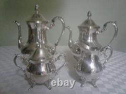 Antique Sheridan Taunton Silver Plated Coffee/tea Set