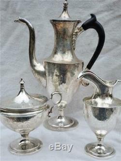 Antique Sterling Tea Set Barbour Argent Co. 1850-1899