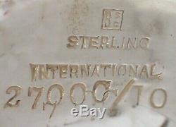 Antique Vtg J. S Co Barbour International Silver 210g Sterling À Thé Creamer