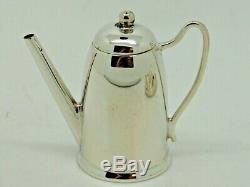Argent Antique Miniature Tea Set Et Plateau Birmingham 1971 Ltd De Bishton