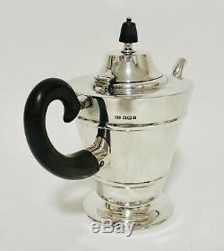 Argent Antique Solide Sterling Bachelors À Thé Teapot Lait Sucre Jug Bowl 1908