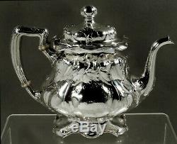 Argent Gorham Sterling Tea Set 1908 Martele