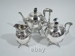 Balle, Noir / Wendt Tea Set Antique Esthétique American Sterling Silver