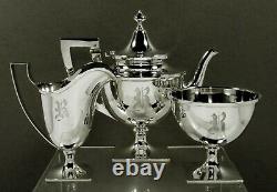 Baltimore Silversmiths Sterling Tea Set C1905 Federal