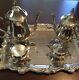 Café Et Tea Set Argent Plaqué, 5 Pièces