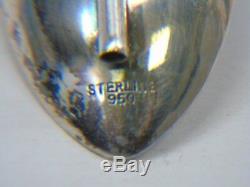 Chinois D'argent Sterling 950 Set De Glace Tea / Paille Cuiller, Boîte Originale 9l