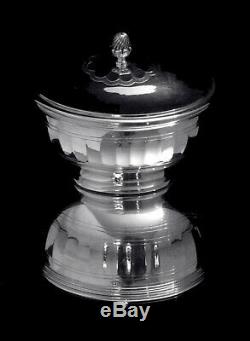 Christofle (cardeilhac) Louis XV Français Antique 950 Argent Sterling Tea Set 1890