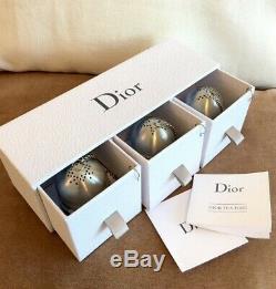 Dior Parfums Vip Ensemble-cadeau De 3 Infuseurs À Thé (5.5cm H) Nouveau Dans La Boîte Tout Neuf