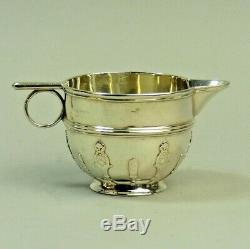 Edwardian Silver 3 Piece Tea Set Goldsmiths & Argenterie London 1906/7 1080 G