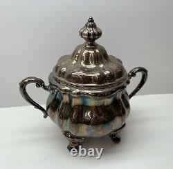 Ensemble De Thé Argent Sterling Antique 1766 Grams Jb & Sm Knowles