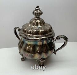 Ensemble De Thé Argent Sterling Antique 1766 Grams Jb & Sm Knowles