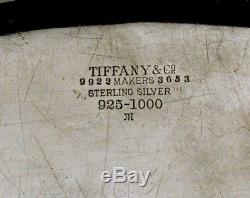 Ensemble De Thé Et Plateau Tiffany Sterling C1907 Persian Design 90 Onces