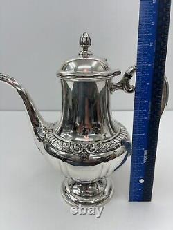 Ensemble de thé Kingsbury Silver Company 5 pièces 5901 5905 2 théières Crémier Sucre