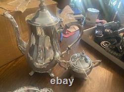 Ensemble de thé/café en argent plaqué Vintage I S Co. International Silver Co.