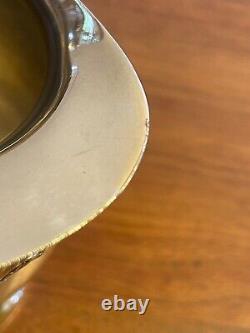 Ensemble de thé/café en argent sur cuivre Vintage Sheridan 5 pièces