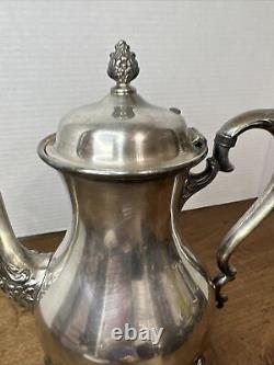 Ensemble de thé en argent de la Wilcox International Silver Company, 3 pièces, 7074.