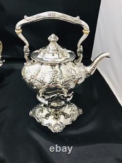 Ensemble de thé et café en argent sterling GORHAM CHANTILLY GRAND 6 pièces 1906/07