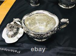 Ensemble de thé et café en argent sterling GORHAM CHANTILLY GRAND 6 pièces 1906/07