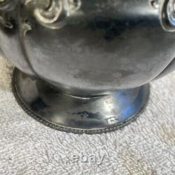 Ensemble de théière et de cafetière en argent gravé de 5 pièces de la Vtg Middletown Plate Co