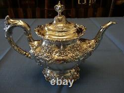 Francis I Sterling Tea Set By Reed & Barton, Propriétaire Original, Menthe, Superbe
