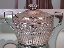 Géo Des Années 1880 C. Shreve & Co Ensemble De Café Et Thé En Argent Sterling Évalué