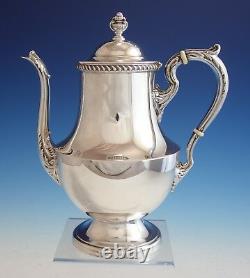Georgien Par Poole Sterling Silver Tea Set 3pc Avec Bordure De Gadroon # 1027 (# 2870)