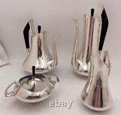 Gorham Colflesh Sterling Silver 5-piece Tea Set Dans Le Style Moderne Du Centre-ville