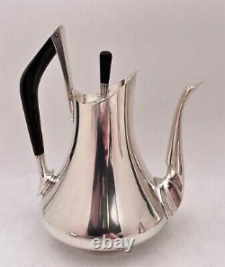 Gorham Colflesh Sterling Silver 5-piece Tea Set Dans Le Style Moderne Du Centre-ville