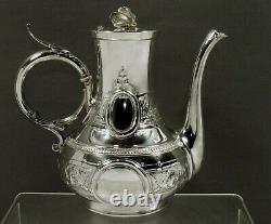 Gorham Silver Tea Set C1859 Président Lincoln