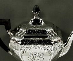 Gorham Sterling Silver Tea Set 1917 Décorée Hand