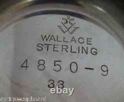 Grande Baroque De Wallace Sterling Silver Tea Set 4pc #4850-9 (#1138) Café