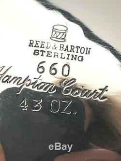 Hampton Court Par Reed & Barton 4 Pièces À Thé, En Argent Sterling, Belle