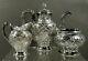 Kirk Sterling Silver Tea Set C1905 Hand Decorated